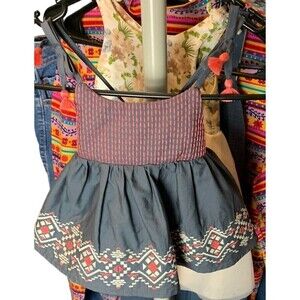 LULURAIN Baby Dress 3-6 Months Red And Gray